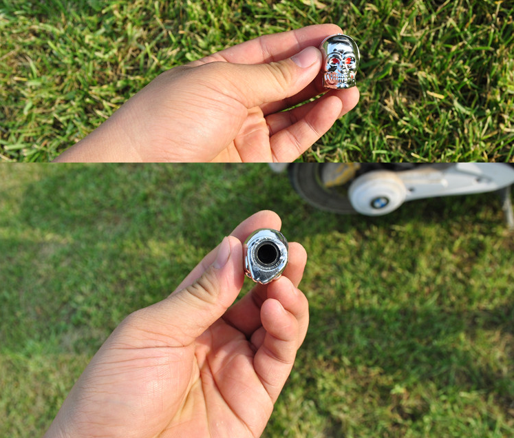 Car Valve Caps with Skull Design