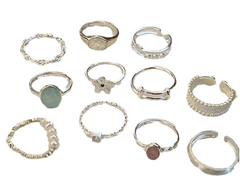 Cross Double Line Ring for Women