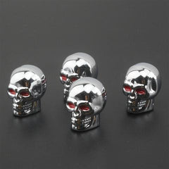 Car Valve Caps with Skull Design